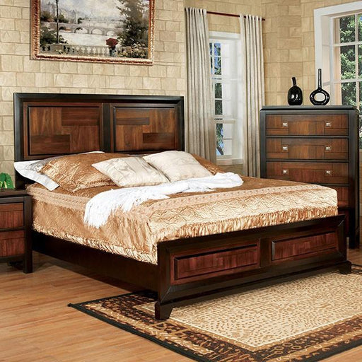 Patra Acacia/Walnut Queen Bed image