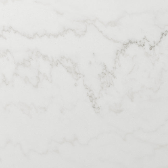 Francesca White Marble Rectangular 5PC Dining Set-Table & Four Blue Velvet Chairs