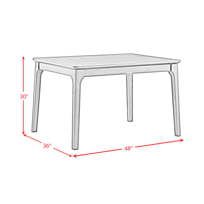 Garcia 5PC Dining Set with Table and 4 Chairs in Black