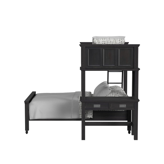 Hampton Kids Over Loft with Ladder and Desk with Speaker