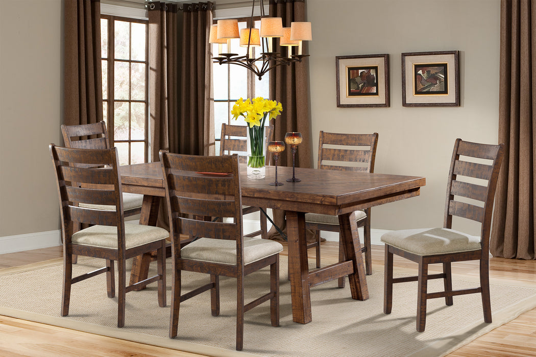 Jax 5PC Dining Set - Table, 4 Ladder Side Chairs