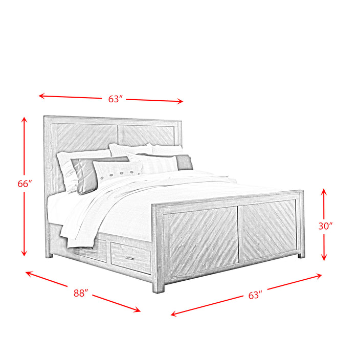 Jax Platform Storage Bed