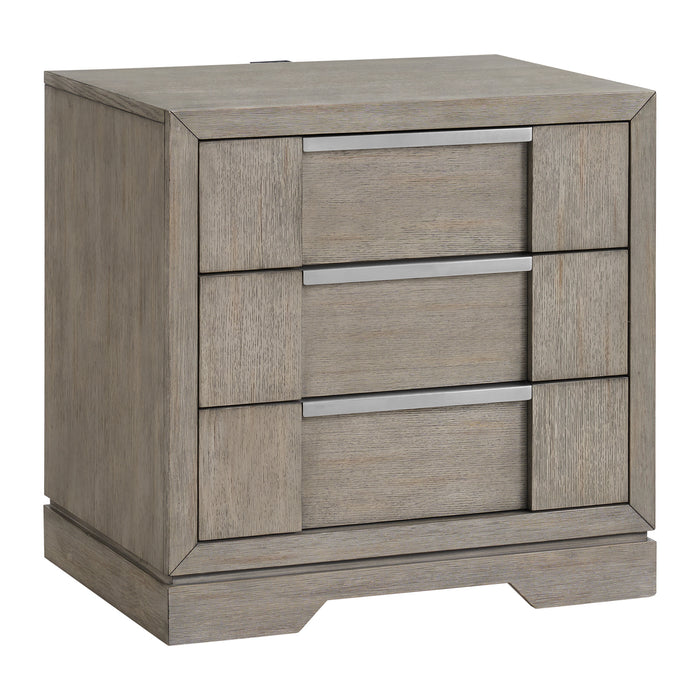 Kelis Panel Bedroom Set with LED