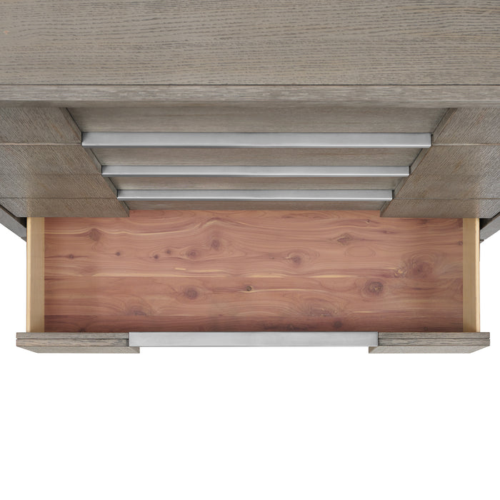 Kelis 5-Drawer Chest in Grey