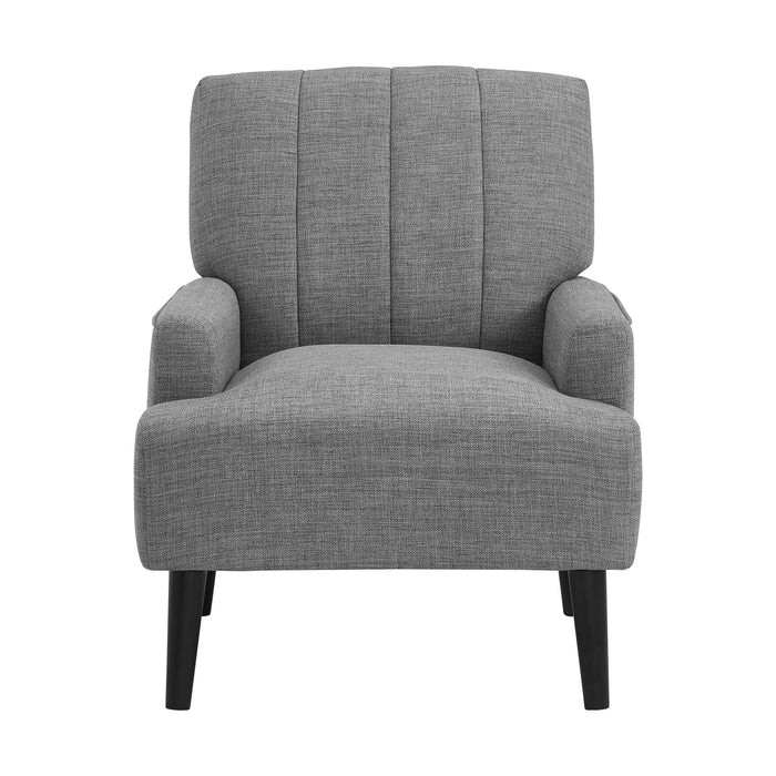 Kiwi Chair with Channel Back in Palmer Grey