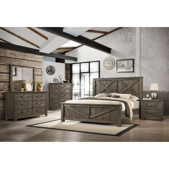 Maverick Dresser & Mirror Grey