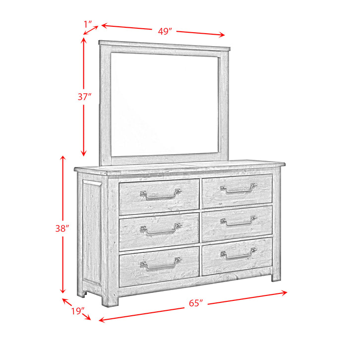 Maverick Dresser & Mirror Grey