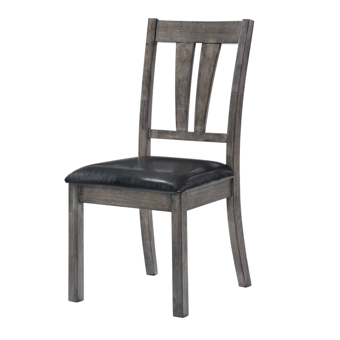 Nathan Fan Back Chair W/Pu Seat (2 Per Pack)