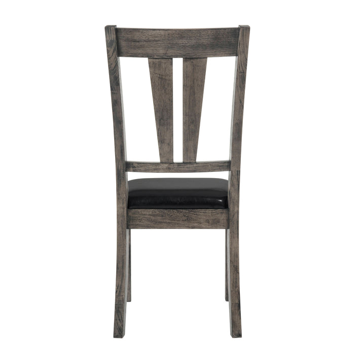 Nathan Fan Back Chair W/Pu Seat (2 Per Pack)