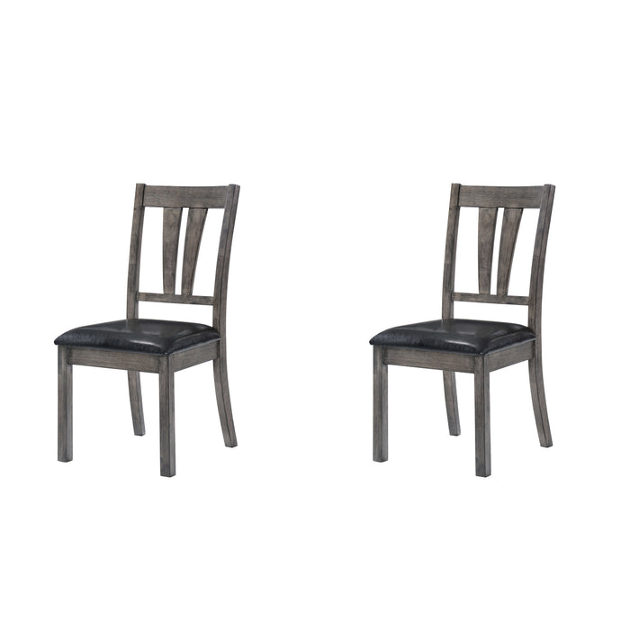 Nathan Fan Back Chair W/Pu Seat (2 Per Pack)