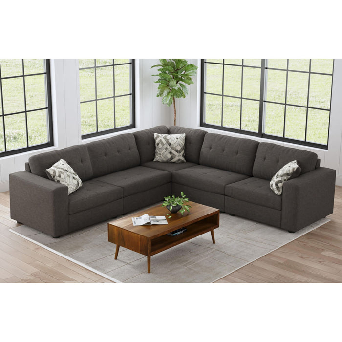 Options One LHF Chair in Palmer Plus Ash with 1 Pillow 20"ÔøΩ