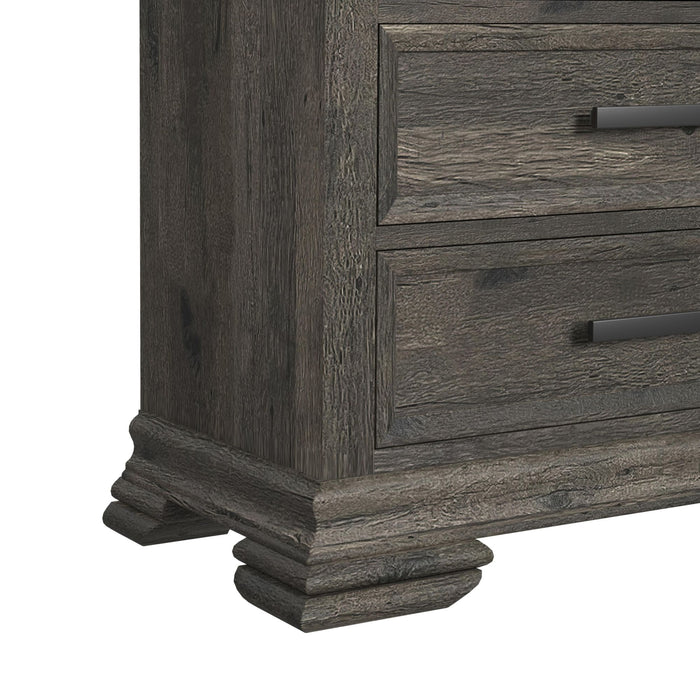 Park Ridge Dresser and Mirror Set in Charcoal