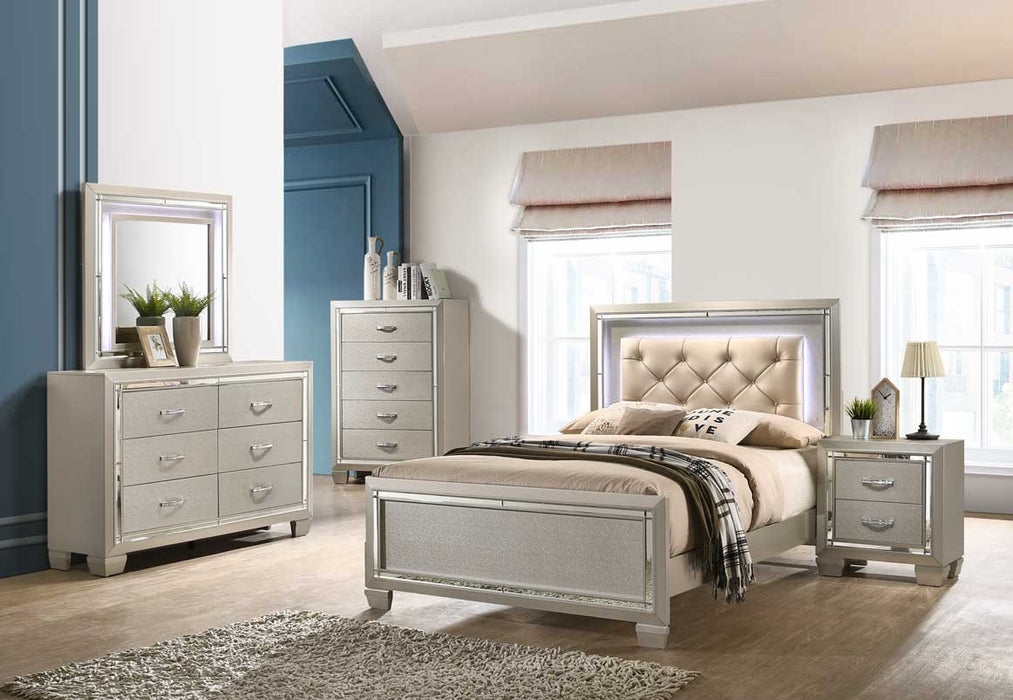 PLATINUM YOUTH PLATFORM BEDROOM SET