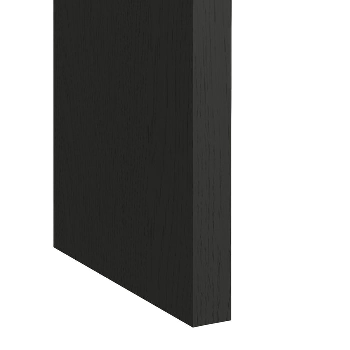 Ridgemont Dressing Table and Mirror in Black with Grain