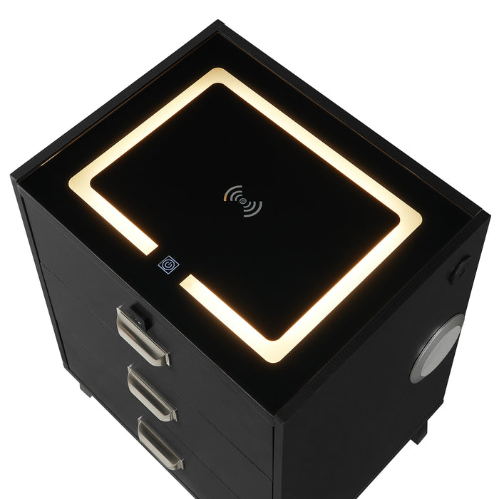 Rio Nightstand with Electronic Features