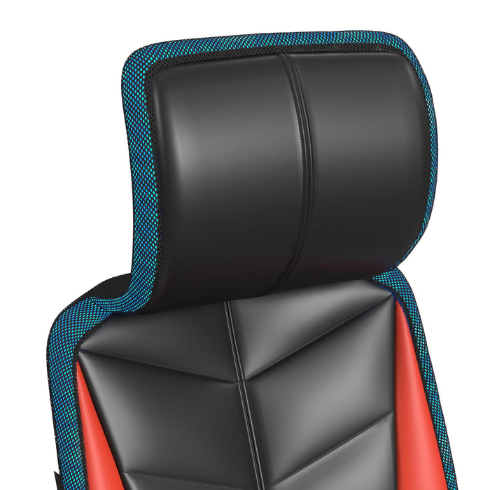 Rollins Gaming Chair with LED and Speaker in Black and Red - 3A Packing