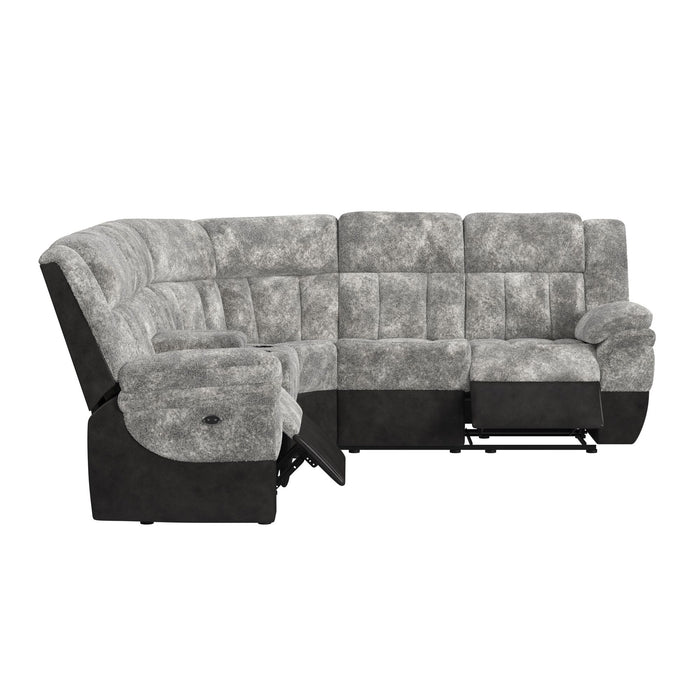 Santorini LHF Power Motion Recliner in Dillon/Shire Grey