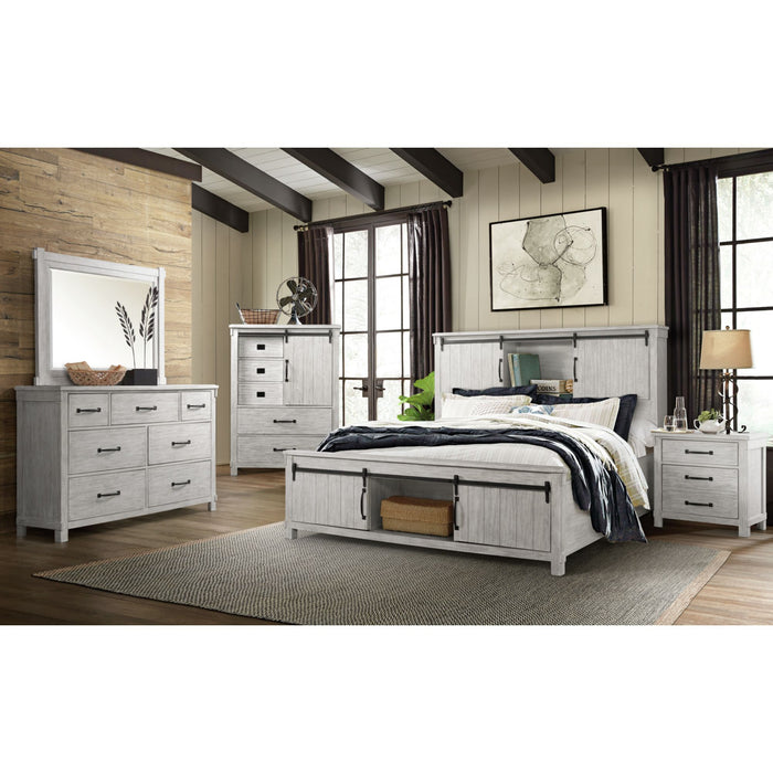 Scott Storage Bed White Finish