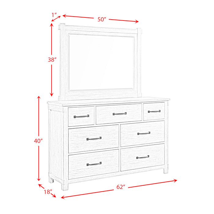 Scott 7-Drawer Dresser with Mirror Set