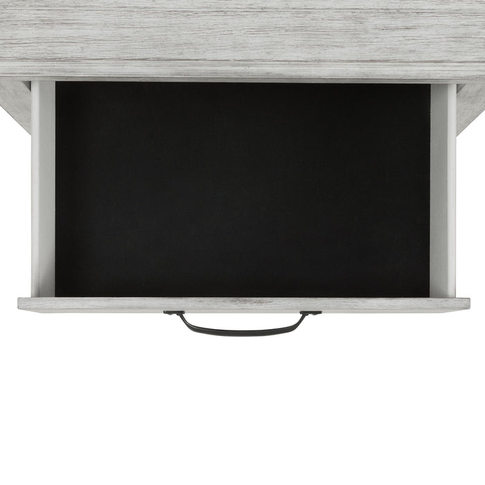 Scott Nightstand W/USB White Finish