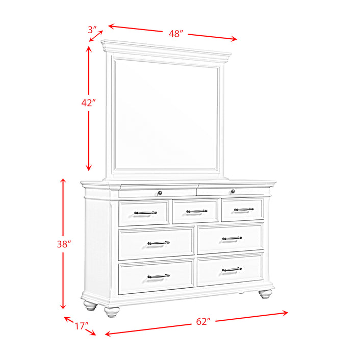 Slater 9-Drawer Dresser with Mirror