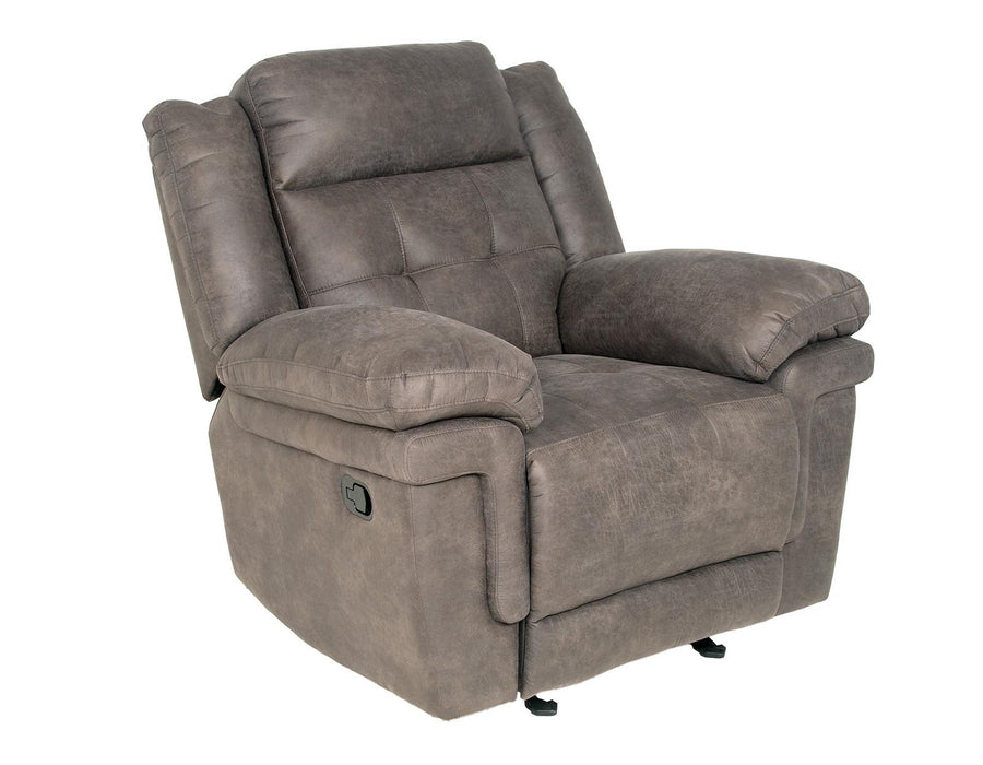 Steve Silver Anastasia Manual Glider Recliner in Grey