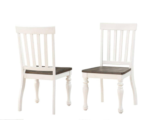 Steve Silver Joanna Side Chair in Two-tone Ivory and Mocha (Set of 2) image