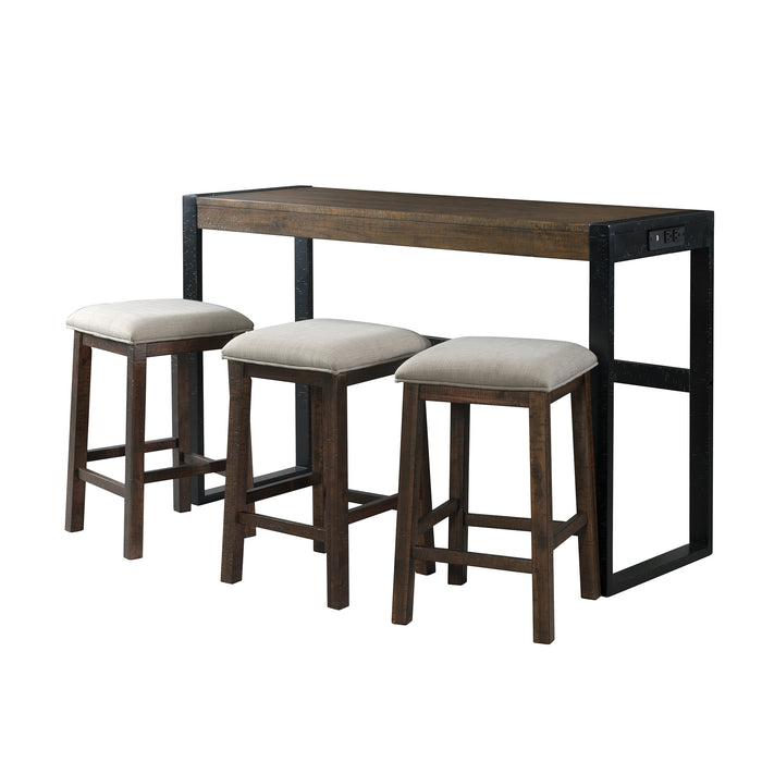 Caesar Occasional Bar Table Single Pack (Table + Three Stools)