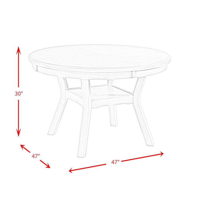 Amherst Standard Height Dining Set-Table and Four Side Chairs