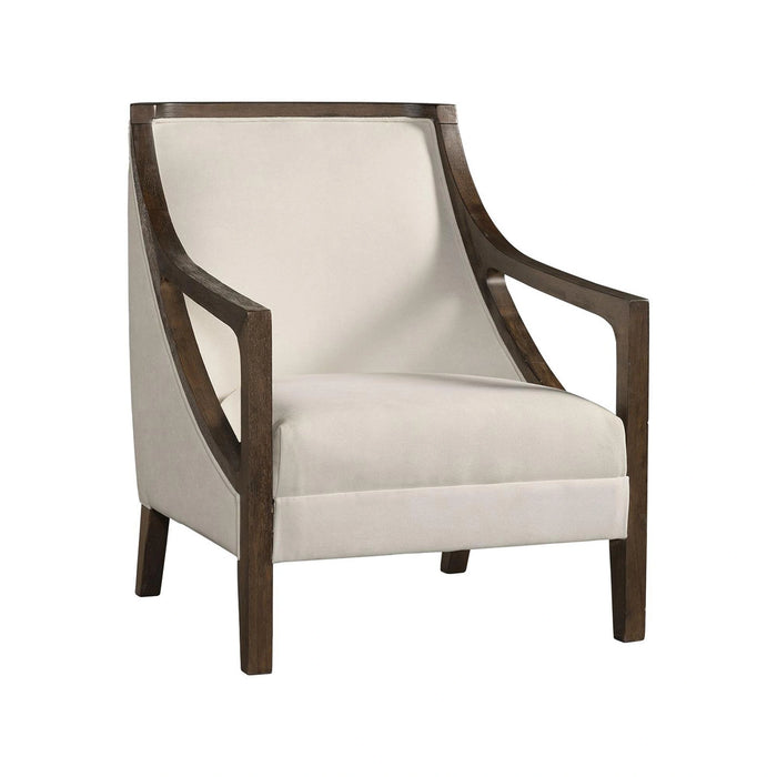 Hopkins Chair w/Brown Arm Columbia Natural(ISTA 3)