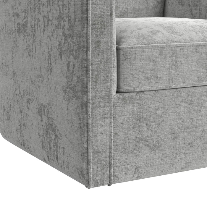 Hamlin Swivel Chair in Beamer Cement