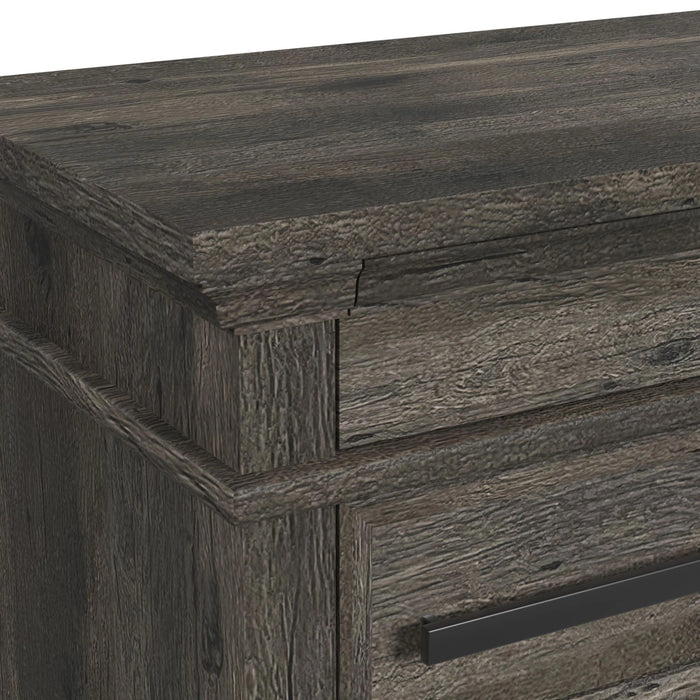 Park Ridge Dresser and Mirror Set in Charcoal