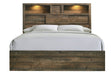 Elements International Bailey Twin Music Bed in Warm Walnut BY520TB image