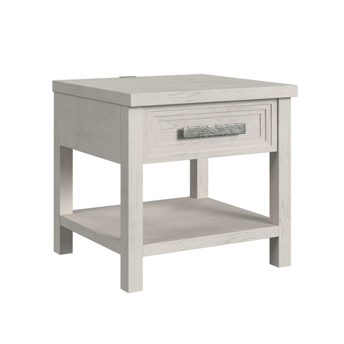 Avalanche 3PC Occasional Table Set in Antique White-Coffee Table, End Table & Sofa Table