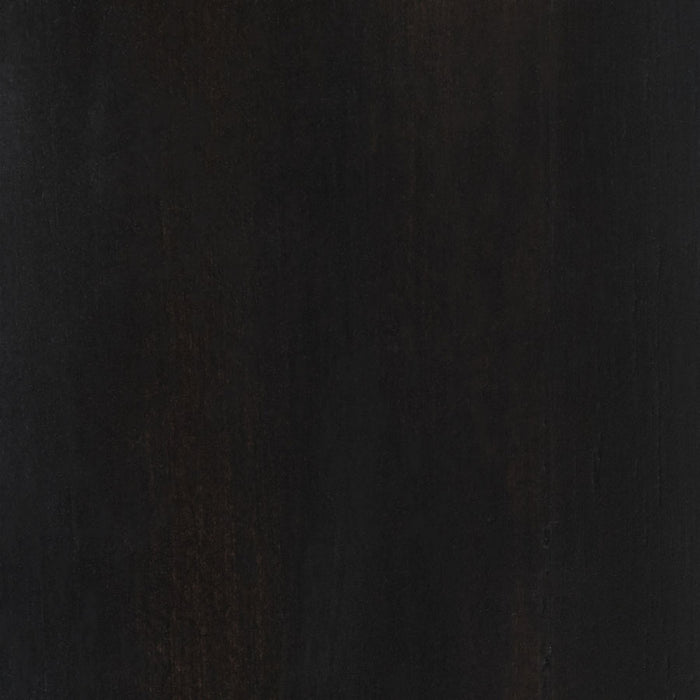 Elements International Francesca Rectangular Dining Table in White and Black