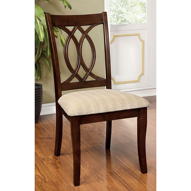 Carlisle Brown Cherry Round Dining Table