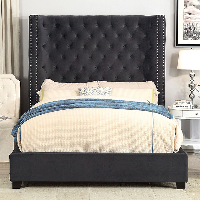 Rosabelle Bed Black, Grey, & Ivory