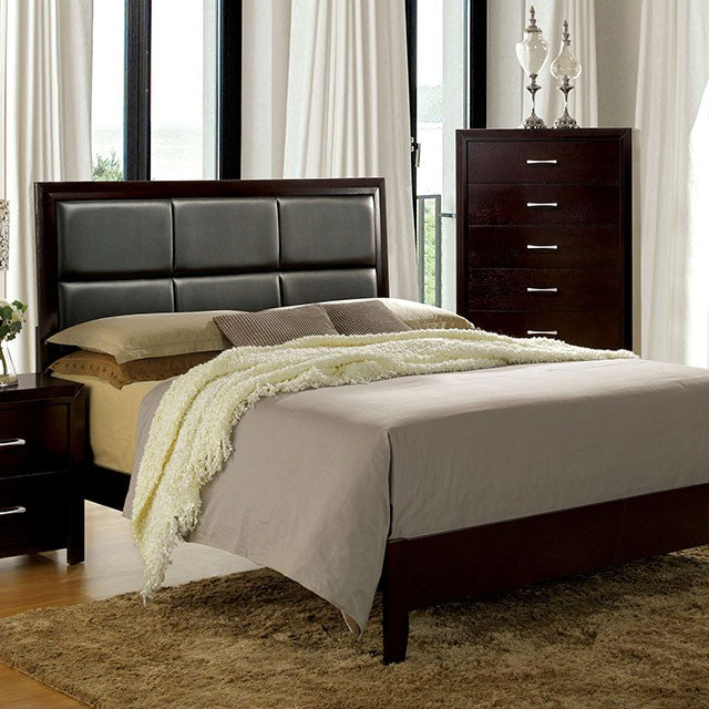 JANINE Espresso Cal.King Bed image