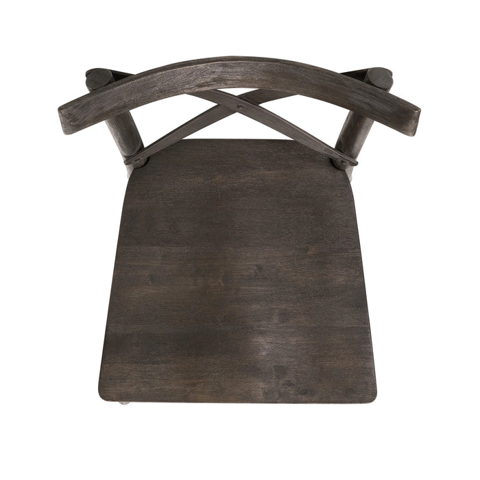 (D210-43C) Coronado- Side Chair (2/Ctn)- Chocolate