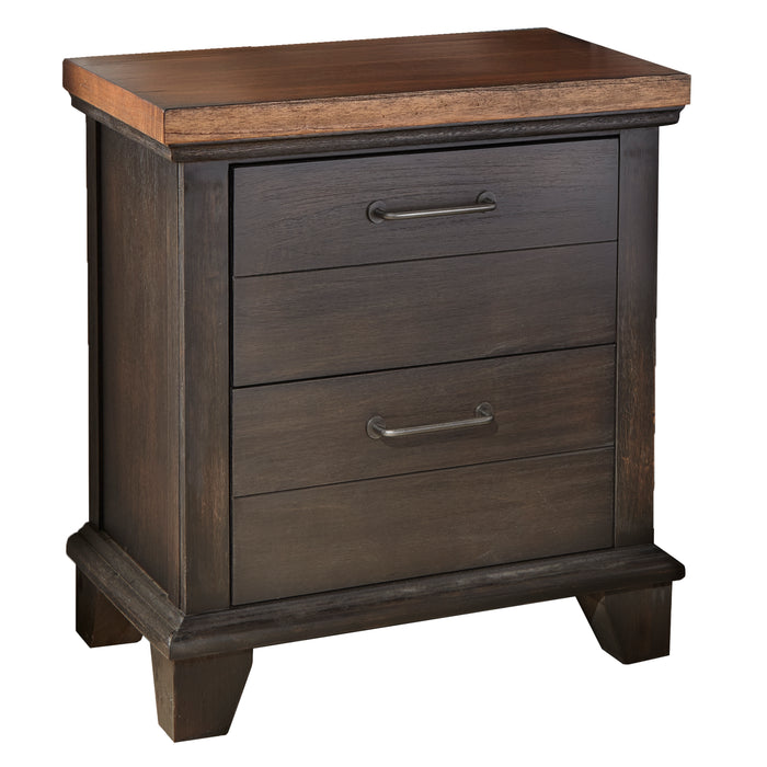 Steve Silver Bear Creek Brown 2 Drawer Nightstand in