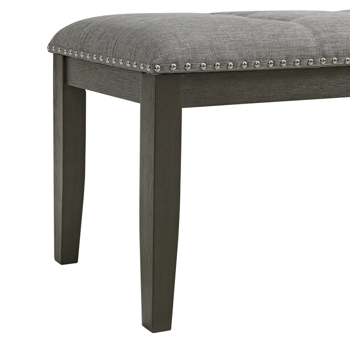 Everdeen Dining Set in Charcoal-Table & Four Chairs