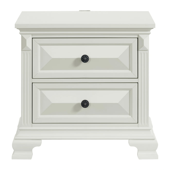 Bridgestone 2-Drawer Nightstand with USB