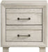 Elements International Fort Worth Nightstand in White image