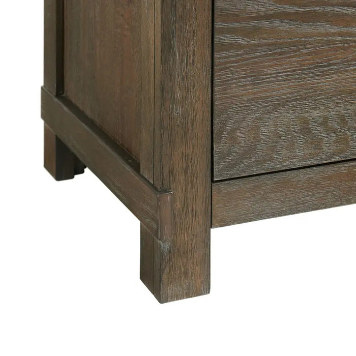 Elements International Scott Nightstand in Dark