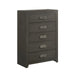 Elements International Sasha Chest in Charcoal image