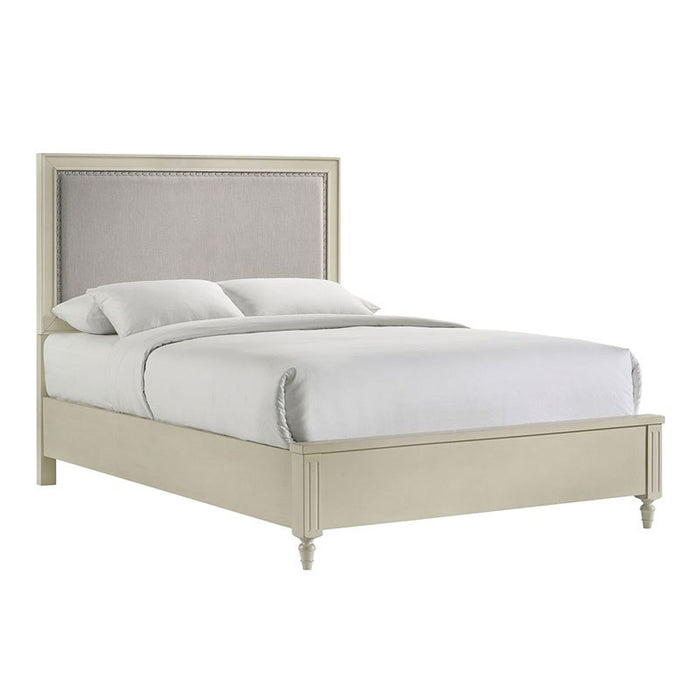 Elements International Gianna Youth Twin Panel Bed in White image