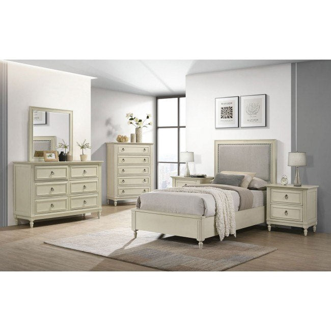 Elements International Gianna Youth Dresser in White