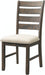 Elements International Jax Ladder Back Side Chair (Set of 2) in Smokey Walnut image