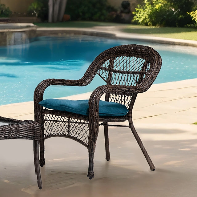 Oliveri Wicker Stacking Chair - 2Pc/Stack