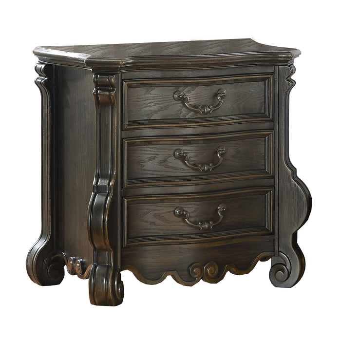 Steve Silver Rhapsody 3 Drawer Nightstand in Molasses